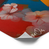 Poster | Japanse vrouw | Olieverfstijl (Hoek)