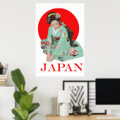 POSTER JAPON (Bureau à domicile)