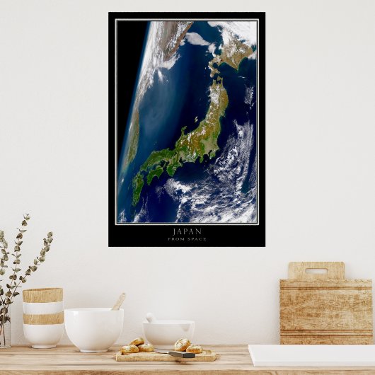 Poster Japon de l'espace (Cuisine)