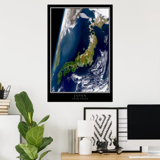 Poster Japon de l'espace (Bureau à domicile)