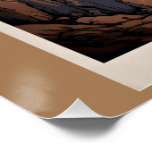 Poster Japon, Fleurs de cerisiers, (Coin)