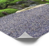 Poster Japon, Kyoto, Jardin de pierre scilent (Coin)