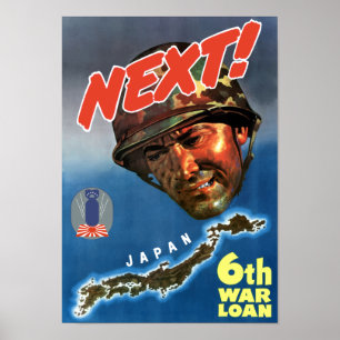 Poster Japon suivant ! Prêt de la 6e guerre — 2ÈME GUERRE