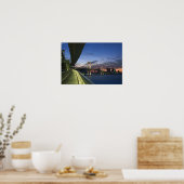 Poster Japon. Tokyo. Pont Rainbow dans la baie de Tokyo. (Cuisine)