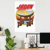 Poster Japon Tori (Bureau à domicile)
