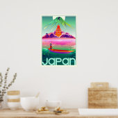 Poster Japon, voyage vintage (Cuisine)