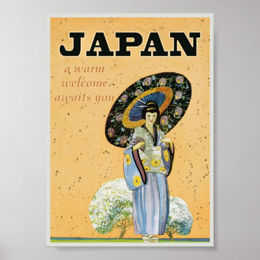 Poster Japon Voyage Vintage japonais (Devant)