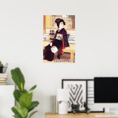 Poster JAPON YEBISU BIÈRE Publicité Vintage (Bureau à domicile)