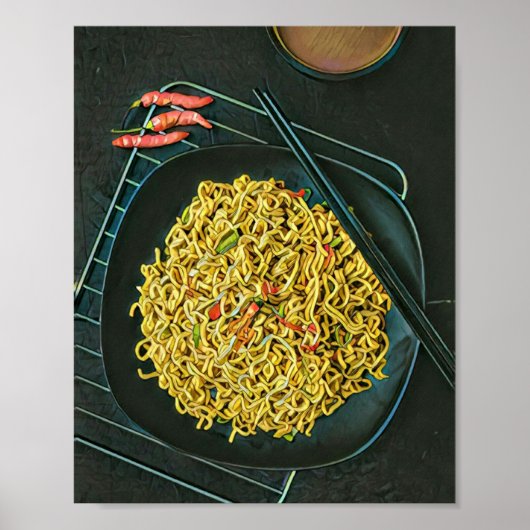 Poster Japonais Amateurs de fruits (Devant)