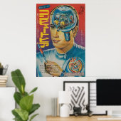 POSTER JAPONAIS BIONIC ROBOT MAN (Bureau à domicile)