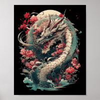 Japonais esthétique Dragon japonais Art japonais T