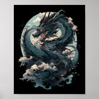 Japonais esthétique Dragon japonais Art japonais T