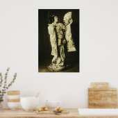 poster japonais geisha (Cuisine)