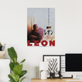Poster Japonais Leon Le Professionnel (Bureau à domicile)