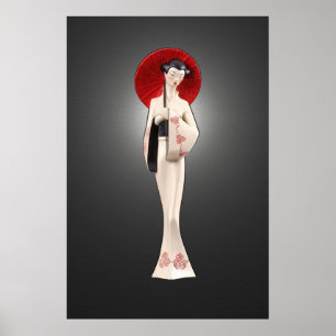 Poster japonais Maiden 36 x 24