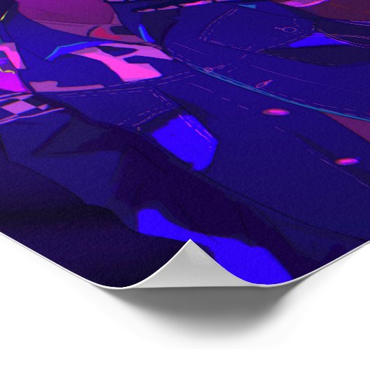 Poster japonais Neon (Coin)