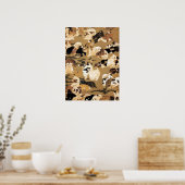 Poster japonais Puppies (Cuisine)