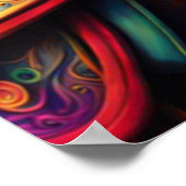 Poster japonais Samurai (Coin)