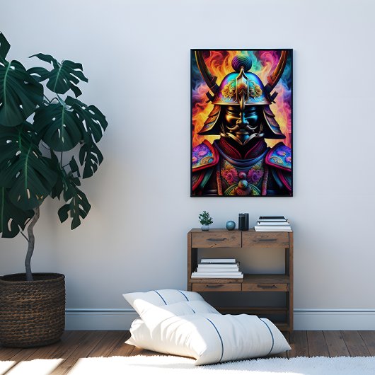 Poster japonais Samurai