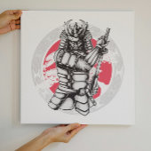 Poster Japonais Samurai Warrior