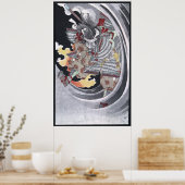 Poster Japonais Ukiyo-e Yokai Ghost par Yoshitoshi (Cuisine)