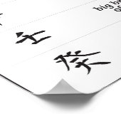 Poster japonais Zodiac 10 Symboles (Coin)