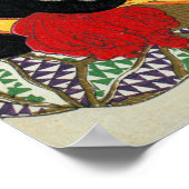 Poster Japonaise avec Chat, Tsukioka Yoshitoshi (Coin)