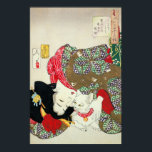 Poster Japonaise avec Chat, Tsukioka Yoshitoshi<br><div class="desc">Tsukioka Yoshitoshi (30 avril 1839 - 9 juin 1892) Il est largement reconnu comme le dernier grand maître d'Ukiyo-e, un type d'impression de blocs de bois japonais. Il est en outre considéré comme l'un des plus grands innovateurs de la forme. Sa carrière a duré deux époques - les dernières années...</div>