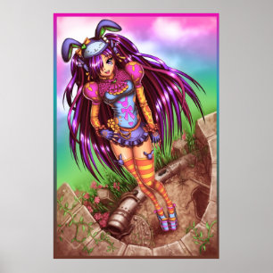 Poster Japonaise Fashion Anime Girl