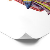 Poster Japonaise vintage en Kimono (Coin)