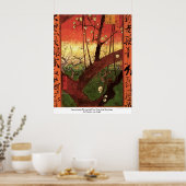 Poster Japonaiserie Plum Tree Hiroshige -Vincent van Gogh (Cuisine)