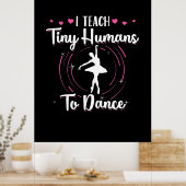 Poster J'Apprends À Danser De Petits Humains (Cuisine)