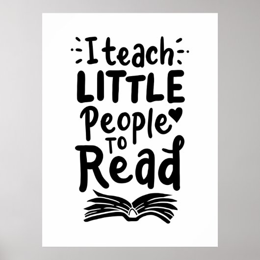 Poster J'Apprends Aux Petits À Lire (Devant)