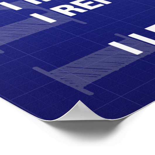 Poster J'apprends (style de plan) (Coin)