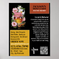 Jar de miel - Beeyard, Honey Farm Publicité