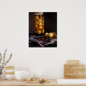 Poster Jar des pêches (Cuisine)