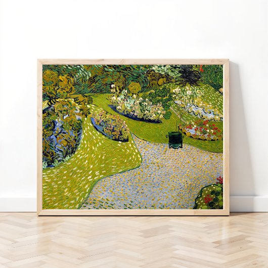 Poster Jardin à Auvers, Vincent van Gogh