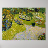 Poster Jardin à Auvers, Vincent van Gogh (Devant)
