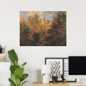 Poster Jardin à Bordighera - Claude Monet - c1900 (Bureau à domicile)