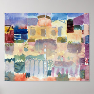 Poster Jardin à Saint-Germain : Paul Klee 1914