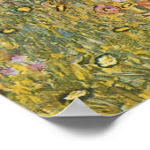 Poster Jardin agricole avec Crucifix (par Gustav Klimt) (Coin)