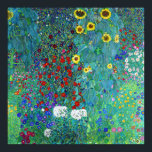 Poster Jardin agricole avec tournesols, Gustav Klimt<br><div class="desc">Gustav Klimt (14 juillet 1862 - 6 février 1918) était un peintre symboliste autrichien et l'un des membres les plus importants du mouvement de sécession de Vienne. Klimt est réputé pour ses peintures, ses peintures murales, ses croquis et autres objets d'art. En plus de ses oeuvres figuratives, qui comprennent des...</div>