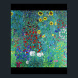 Poster Jardin agricole avec tournesols, Gustav Klimt<br><div class="desc">*Vous pouvez customiser librement la couleur et le texte de l'arrière - plan à l'aide de "Edit Design". Gustav Klimt (14 juillet 1862 - 6 février 1918) était un peintre symboliste autrichien et l'un des membres les plus importants du mouvement de sécession de Vienne. Klimt est réputé pour ses peintures,...</div>