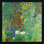 Poster Jardin Agricole Gustav Klimt Avec Peinture De Fleu<br><div class="desc">Jardin Ferme Gustav Klimt Avec Fleurs de soleil Floral Vintage Art Nouveau Peinture</div>