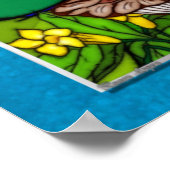 Poster Jardin anglais Whimsical Folk Art (Coin)