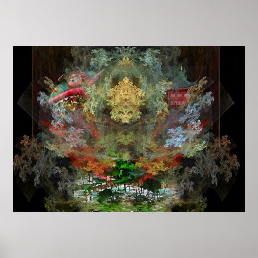 Poster Jardin aquatique (Devant)