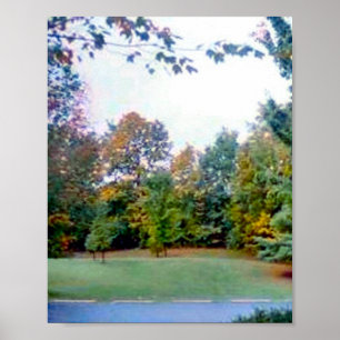 Poster Jardin arrière