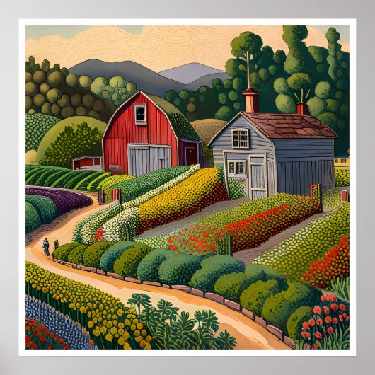 Poster Jardin - Art Print (Devant)