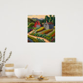 Poster Jardin - Art Print (Cuisine)