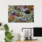 Poster Jardin aux fleurs ensoleillées (Bureau à domicile)